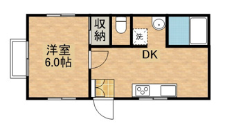 【間取り】 | 山本コーホーハイツB | +3,000円でペット飼育の相談可能です。