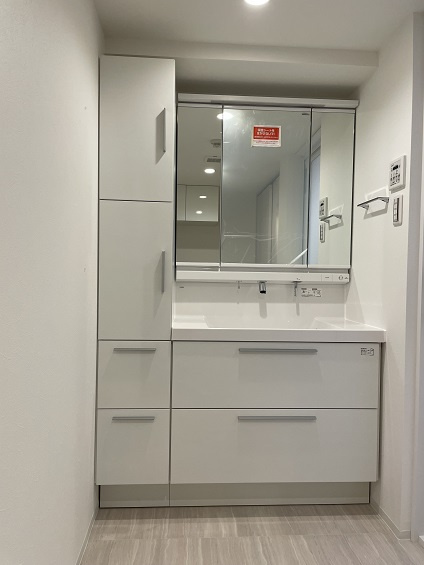 台東区北上野１丁目の賃貸マンションのその他|洗面・工事中