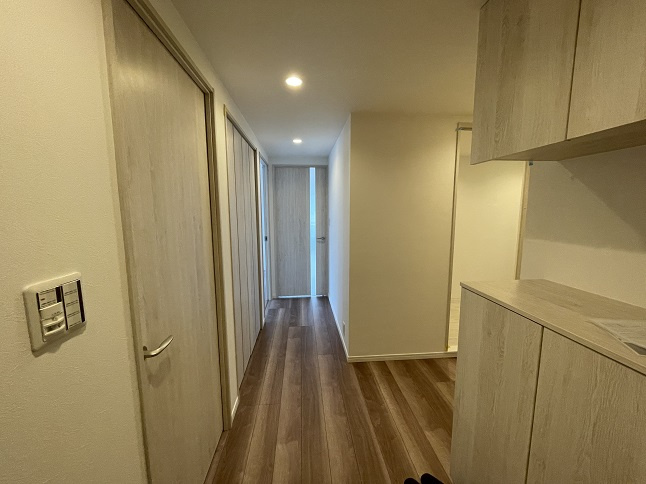 台東区北上野１丁目の賃貸マンションの玄関|工事中