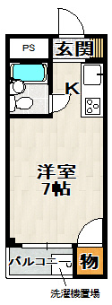 ハイツホリデーの間取り