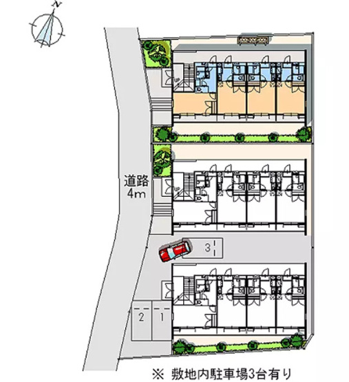 【駐車場】 | フォンテーヌⅠ