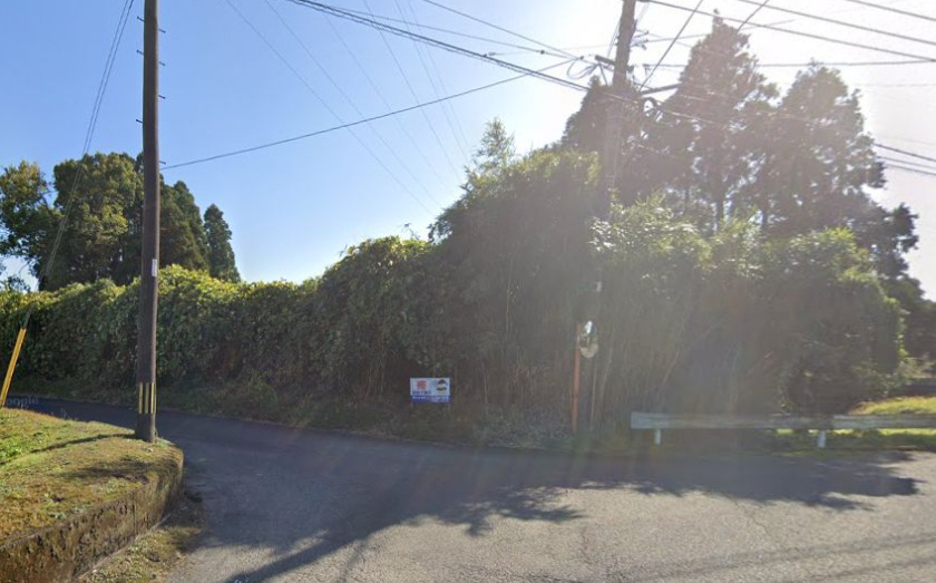 都城市平塚町の売地の外観