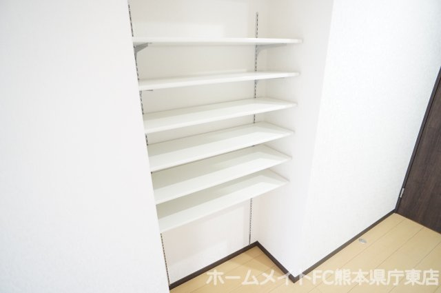 熊本市東区長嶺南２丁目の賃貸マンションの収納