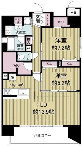 【間取り】 | レジュールアッシュ谷町四丁目グランクラス