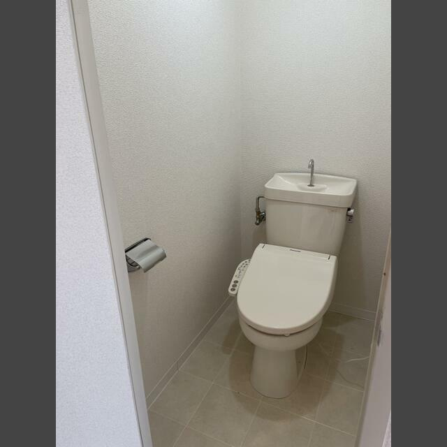 シャトレ新町のトイレ|落ち着いた色調のトイレです