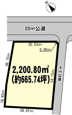 【区画図】 | よしわら1丁目17-2貸地
