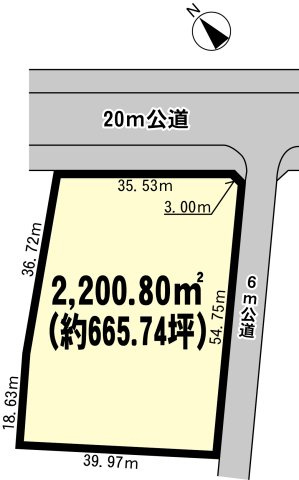 【区画図】 | よしわら1丁目17-2貸地