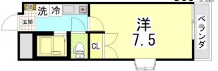 DOMAINE東脇台の間取り|参考の間取りです。306号室