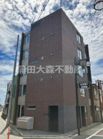 Ludens京急蒲田MAXIVの外観|2020年5月築　RC鉄筋コンクリート造地上5階建て総戸数14戸！インターネット無料のデザイナーズマンション京浜急行本線京急蒲田駅最寄り、JR京浜東北線蒲田駅も徒歩圏内の東京都大田区蒲田本町2丁目