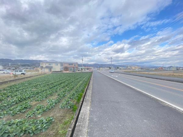 和歌山市藤田土地の前面道路含む現地写真