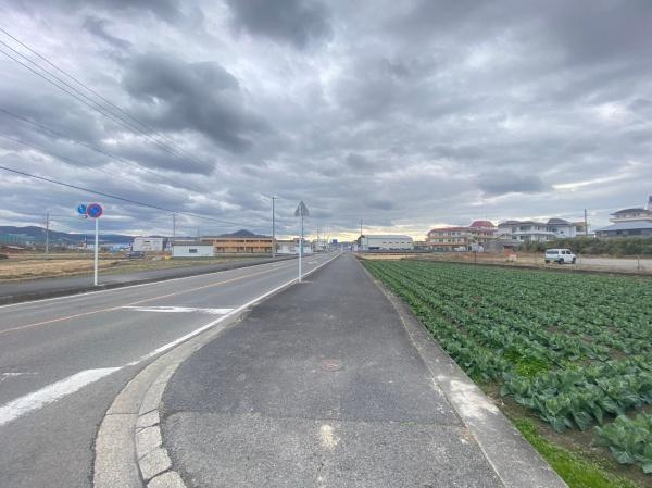和歌山市藤田土地の前面道路含む現地写真
