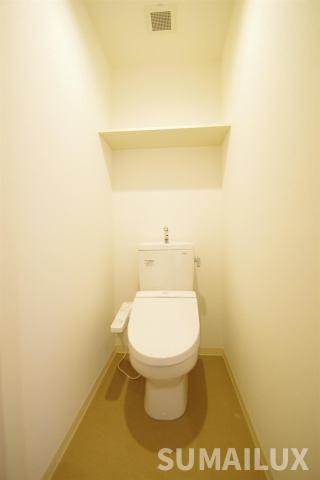 熊本市南区田井島２丁目の賃貸マンションのトイレ