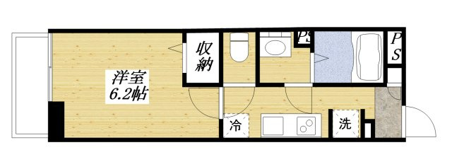 ヴィラ東中神の間取り