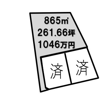 大平町富田の土地図
