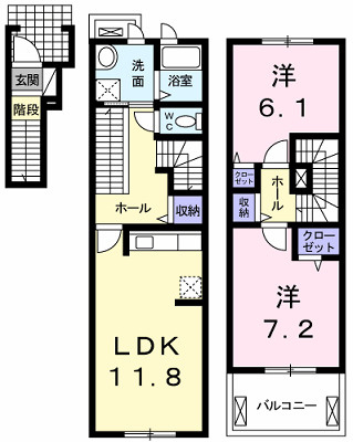 舞子坂ヒルズⅡの間取り