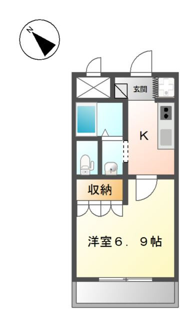 セントラルコートⅠの間取り