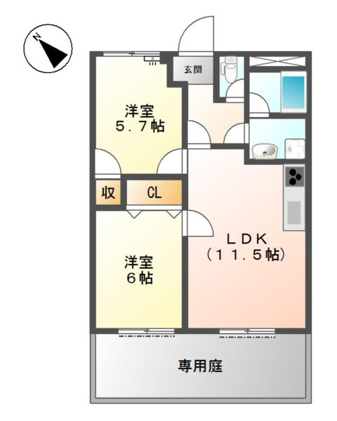 プリマベーラの間取り