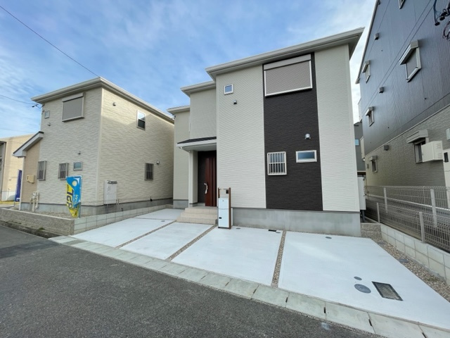 第１守山区上志段味上島＜仲介手数料無料＞志段味東小・志段味中　新築一戸建ての外観|新築戸建の事はマックバリュで住まい相談へお任せください。