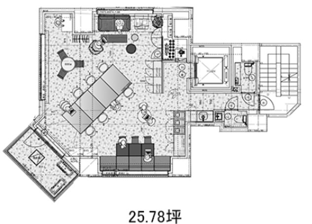 【間取り】 | WELL SQUARE OFFICE YOYOGI【仲介手数料無料】