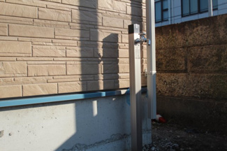 【設備】 | YMN蓬莱町貸住宅C(ガレージハウス) | 外水栓です