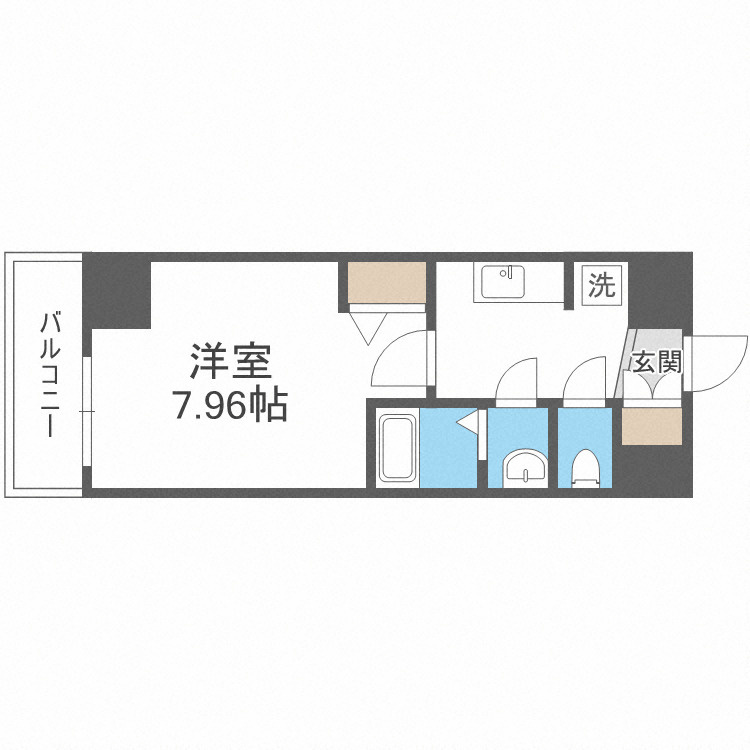 ラヴィータ難波元町の間取り