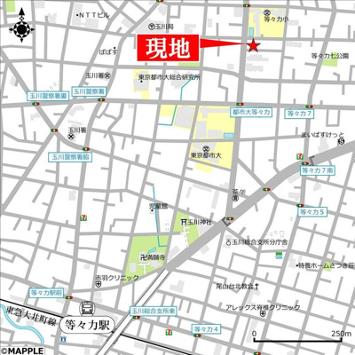 【地図】 | 等々力七丁目戸建