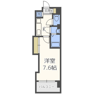 Luxe難波西Ⅲの間取り