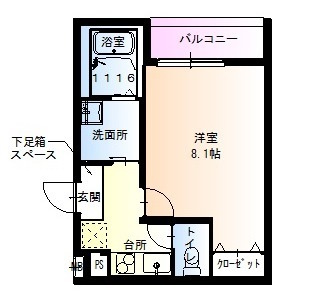 【間取り】 | フジパレス新高Ⅱ番館