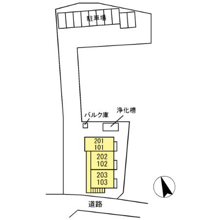 【区画図】 | ルミナス | Droom矢島町