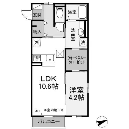 【間取り】 | ルミナス | Droom矢島町