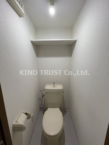 オリエンタル西天満のトイレ|落ち着いた色調のトイレです