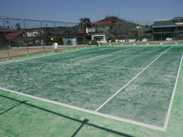 ボヌール Ｂ|入居者専用テニスコート