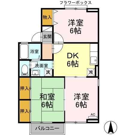 メゾン・パークス Ｃの間取り