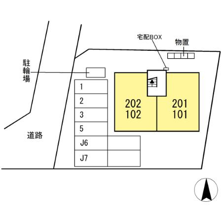 サン・ヴィレッジの区画図
