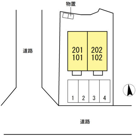 コンフォーティアスの区画図