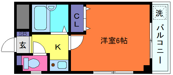 ルミエールＵＯＺＡＫＩの間取り