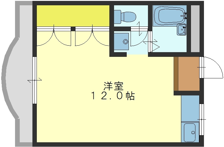 GLマンション八戸ノ里の間取り