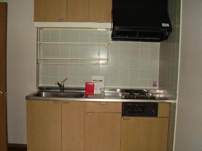 ヒルサイドタウン ＡＢのキッチン|ヒルサイドタウンＡ107ｷｯﾁﾝ