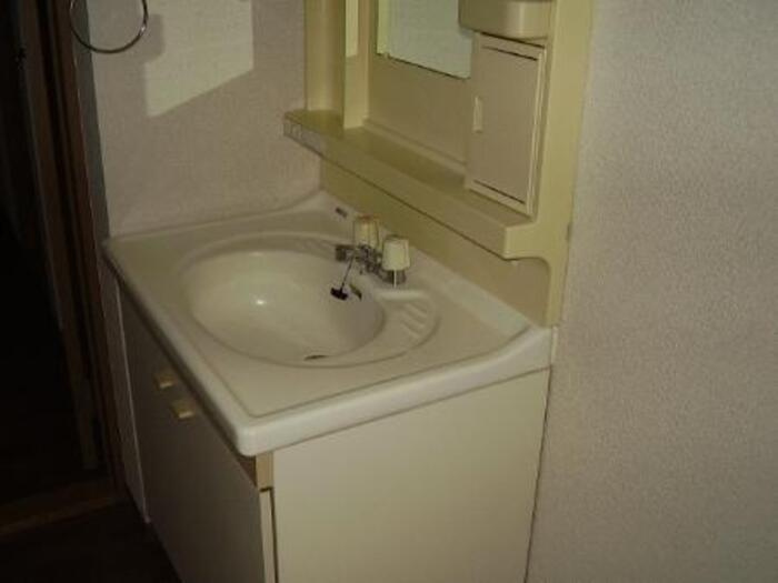 ヒルサイドタウン ＡＢの洗面所|ヒルサイドタウンA107洗面台