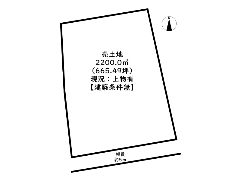 姫路市安富町皆河／売土地の土地図