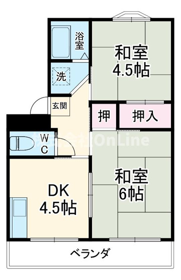 【間取り】 | 旭ハイツ
