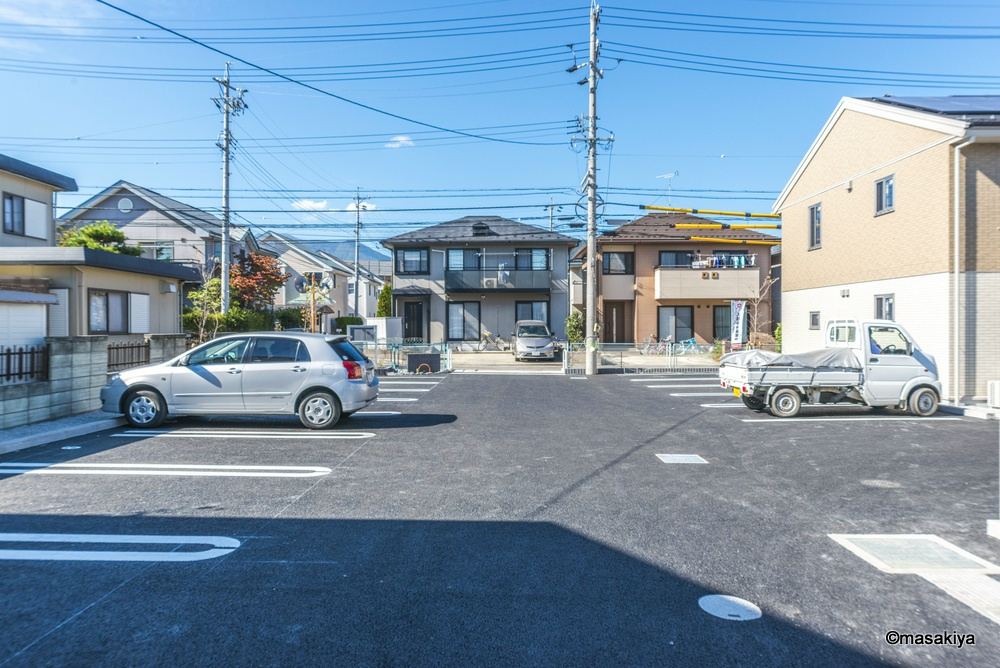 アンソレイユ・ヒルズ　Bの駐車場|駐車場　広々です。