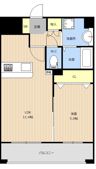 【間取り】 | LIBTH博多駅南Ⅱ  | 現況優先。