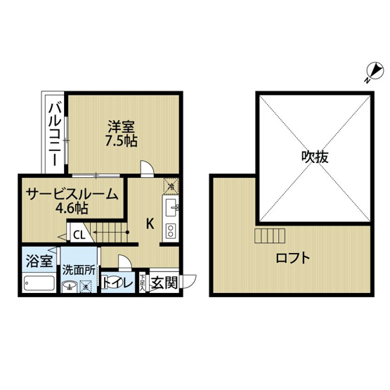 【間取り】 | マンダリン吉塚