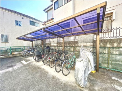 【駐車場】 | サンライズ豊島　13499 | 屋根付き駐輪場完備(^^)/