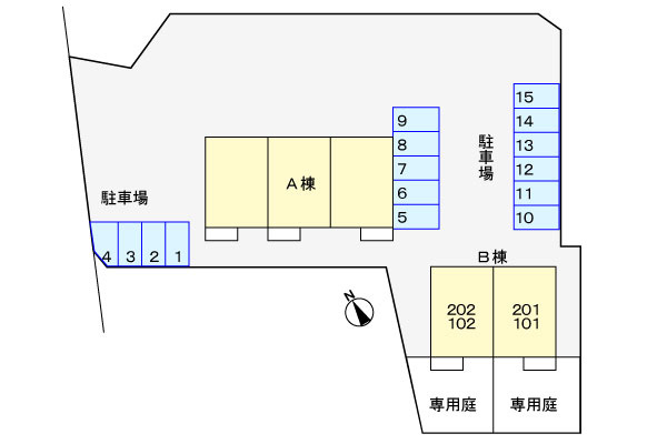 ラファエルＢの区画図