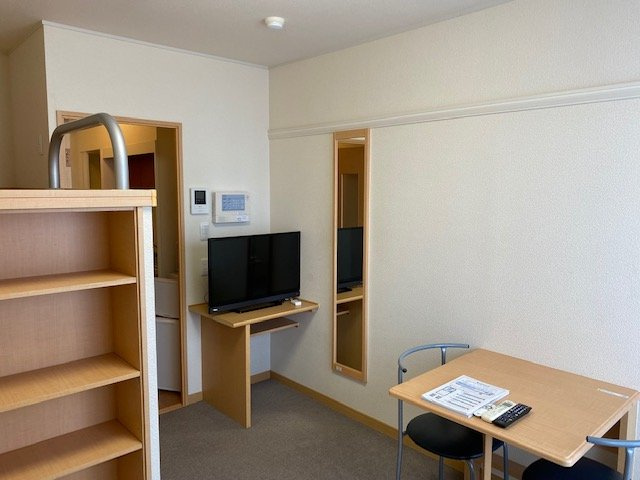 レオパレスグリーンハイツ島崎の居間・リビング|設備・仕様は号室により異なる為、現況を優先致します。