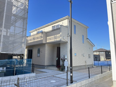 【外観】 | 袖ケ浦市坂戸市場　新築住宅　全８棟　２号棟 | 外はこのようになっています