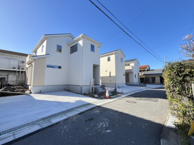 【前面道路含む現地写真】 | 木更津市朝日　新築住宅　全４棟　２号棟