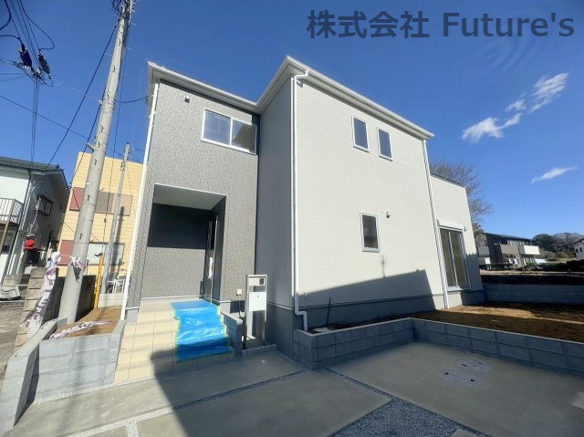 松伏町大字築比地　新築戸建　全1棟の外観|松伏町大字築比地・全1棟！